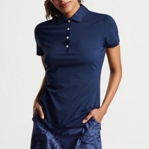 Peter Millar navy golf polo (EUC)